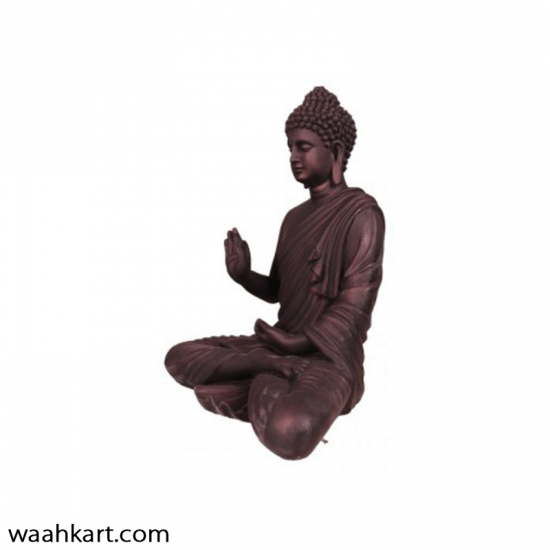 spiritual gautam buddha blessing pose brown left ddd