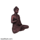 Gautam Buddha Blessing Pose - Brown 