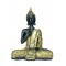 Gold And Black Sitting Buddha Idol
