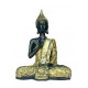 Gold And Black Sitting Buddha Idol