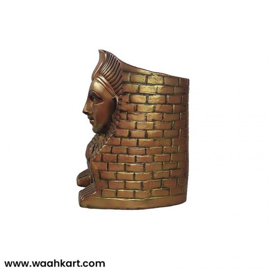 Egyptian Pharao Face Plant Pot