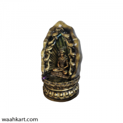 Attractive Shankar Bhagwan  Statue With Waterfall And LED Light