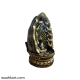 Attractive Golden Black Buddha Statue With Waterfall And LED Light