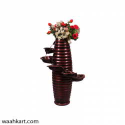 Step Diya Fountain With Flower Vase