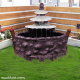 Stone Look Shell Shaped Water Corner Fountain