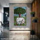 Cow And Calf Mural