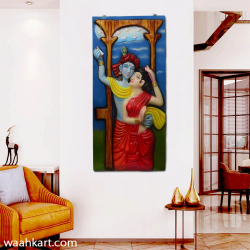 Radhe Krishna Mural Painting