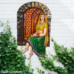 Traditional Lady Wall Mural