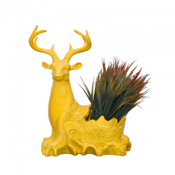 Yellow Deer Showpiece