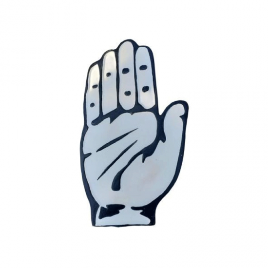 Congress 3D Panja Logo (white)