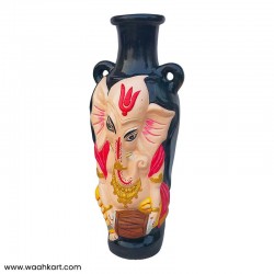 Divine Look Ganesha Flower Vase -Playing Dhol