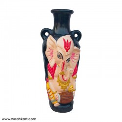 Divine Look Ganesha Flower Vase -Playing Dhol