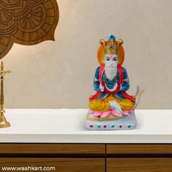 Lord Jhulelal Resin Figurine