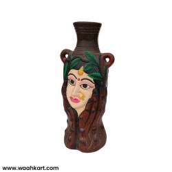 Tree Shaped Vase With Lady Face