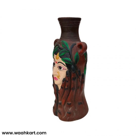 Tree Shaped Vase with Lady Face