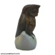 Vastu Piece of Art - Brown Owl On Divine Shankh