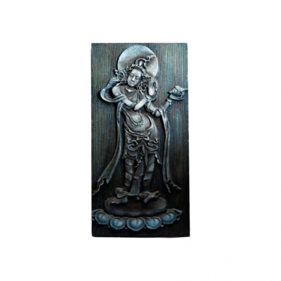 Lord Vishnu Holding Shankh Hanging Mural In 3D