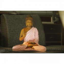 Spiritual Meditating Gautam Buddha Statue - Golden Shade
