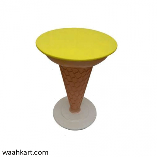 Ice Cream Shape - Set Of 1 Table And 4 Chair