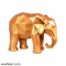 Abstract Art Golden Elephant