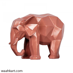 Abstract Art Pink Elephant