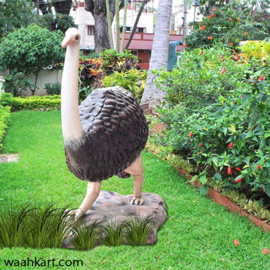 FRP Ostrich Statue - in real size