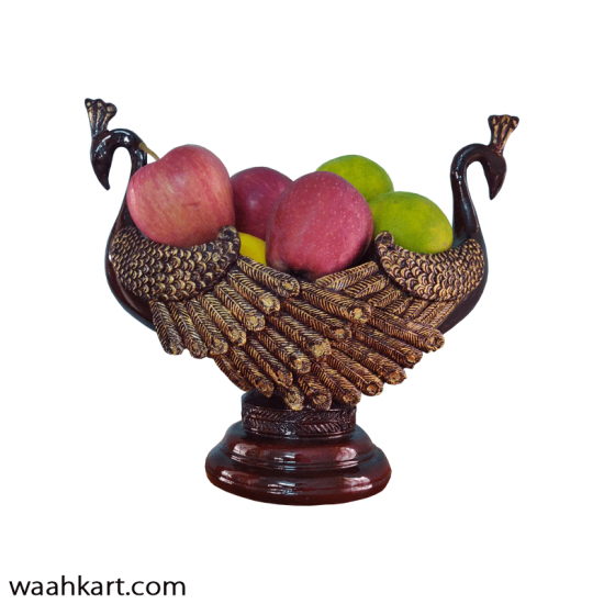 Peacock Ornamental Multipurpose Urli Bowl