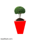 Red Heighted Planter 