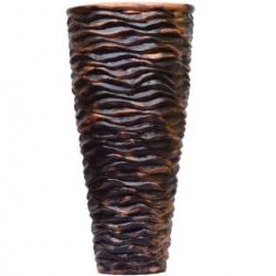Cone Shaped Vase in Copper Shade