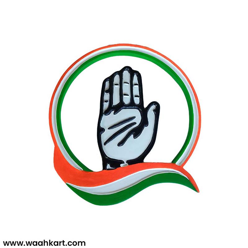 India Map Congress Flag With Hand Palm To Show Power Of Congress States  Election Member Of Parliament Stock Photo - Download Image Now - iStock