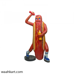 Hot Dog Funny Statue