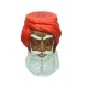 Rajasthani Man Face Side Stool -Dark Shade