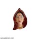 Traditional Gujarati Woman Face Wall Hanging with Dupatta