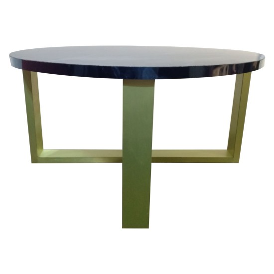Round wooden center table